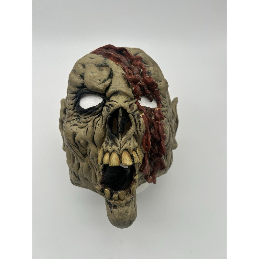 2001 Paper Magic Group Zombie Skull Halloween Horror Mask Adult Costume Prop